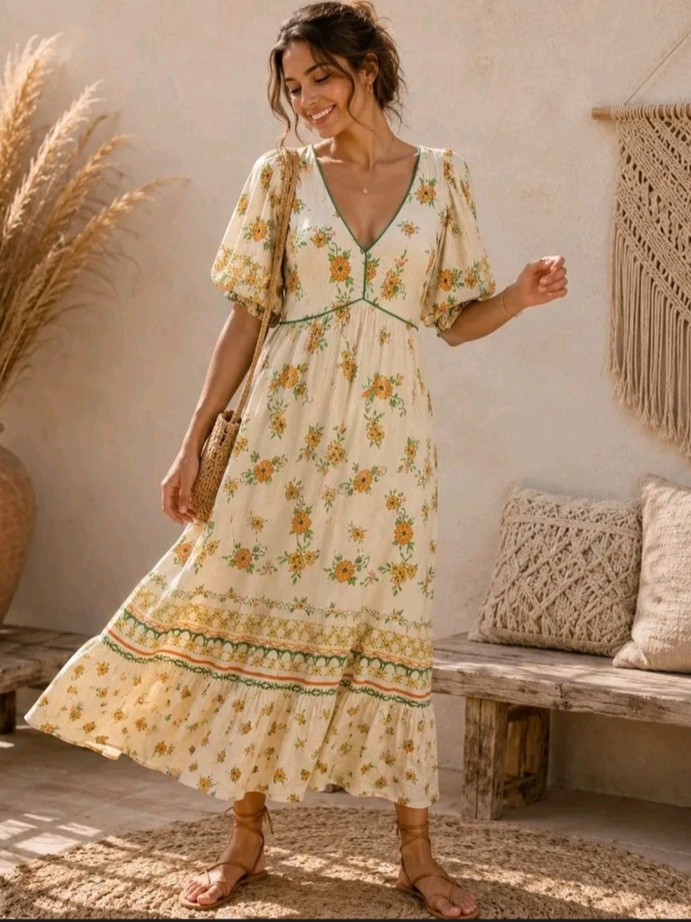 Fig And Flower Dress Size Medium